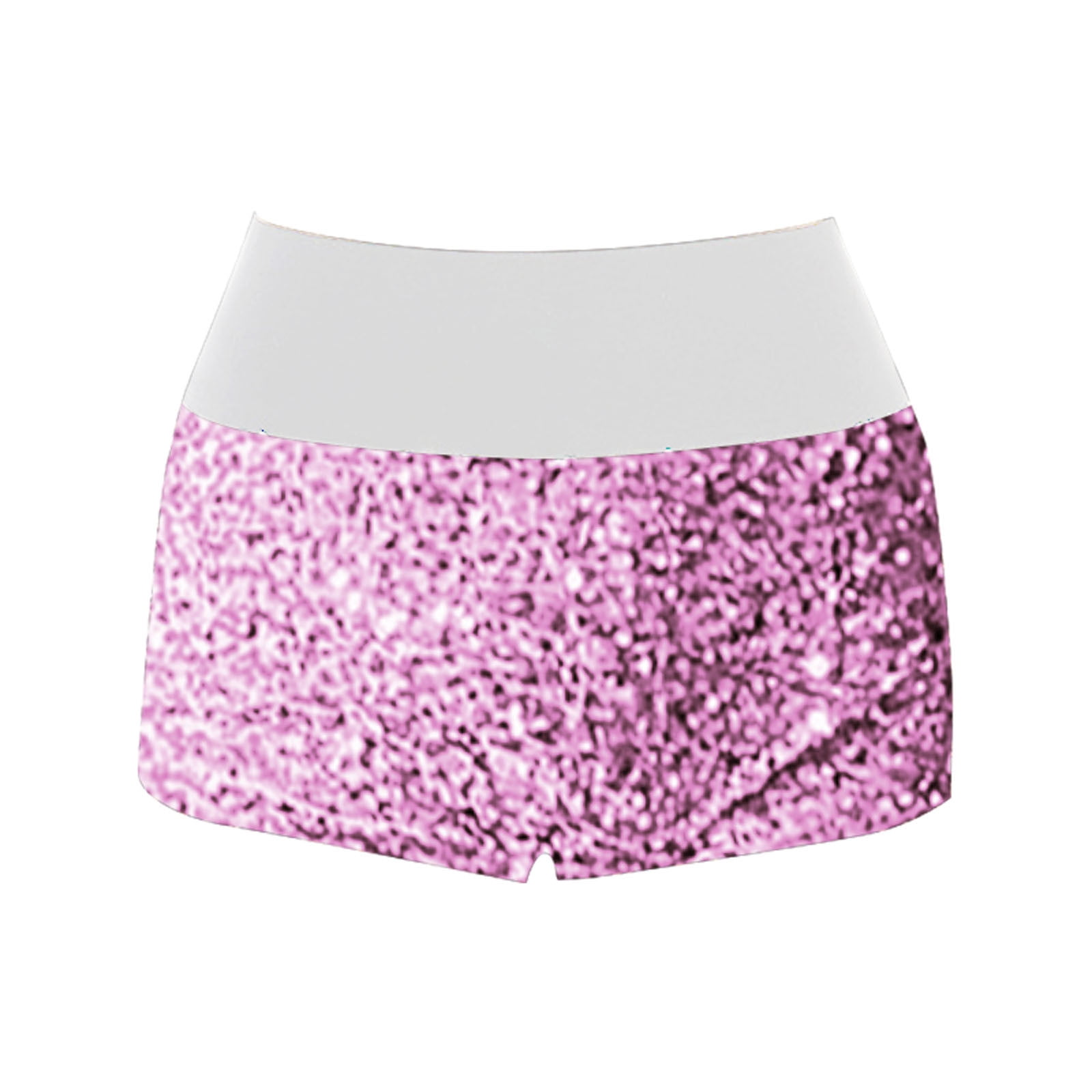 SZXZYGS Shorts Ladies Bar Party High Waisted Slim Fashion Sequin Short ...