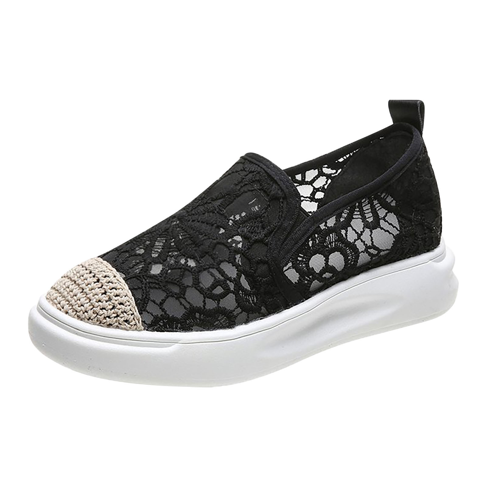 SZXZYGS Walking Shoes Women Wide Arch Support Women Hollow Platform