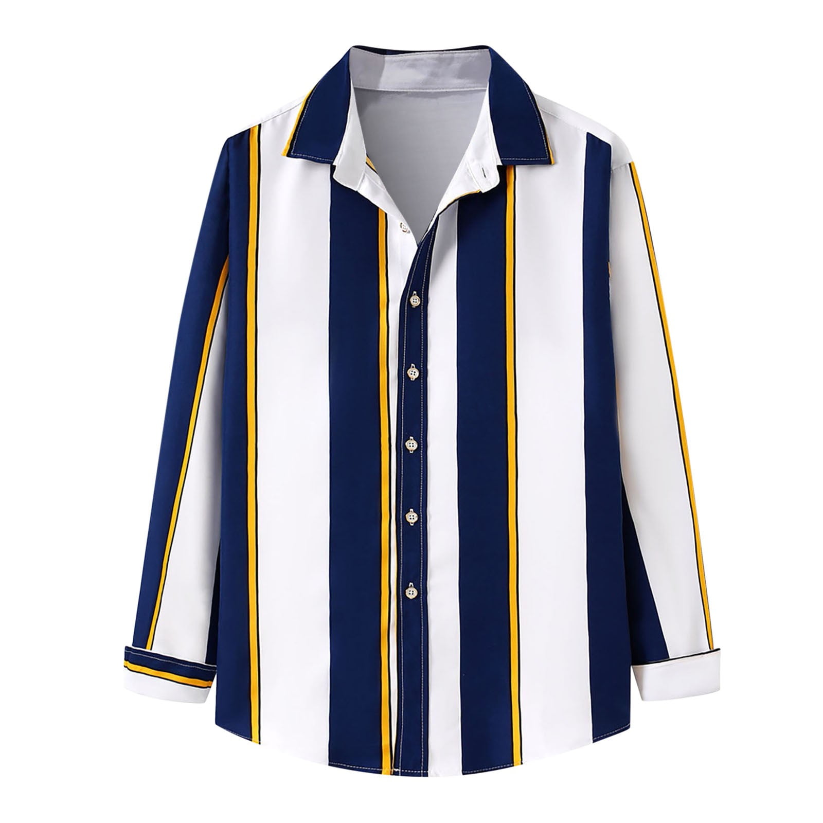 SZXZYGS White Button Down Shirt Men Big and Tall Men Autumn and Winter