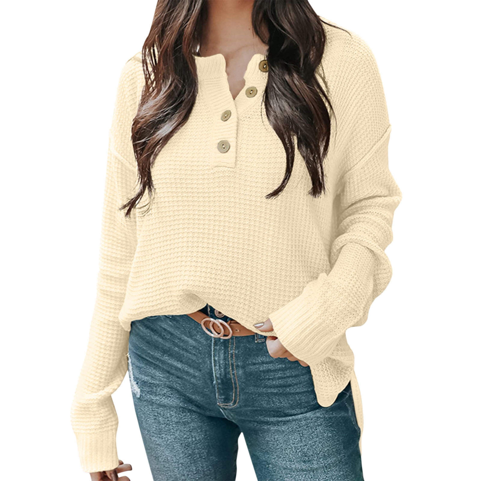 Fuzzy white store women's sweater
