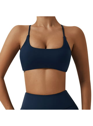 Women's Sports Bra Padded Crossed Back Bustier Without Underwire Spaghetti  Straps For Yoga Fitness Womens Bras Push up 