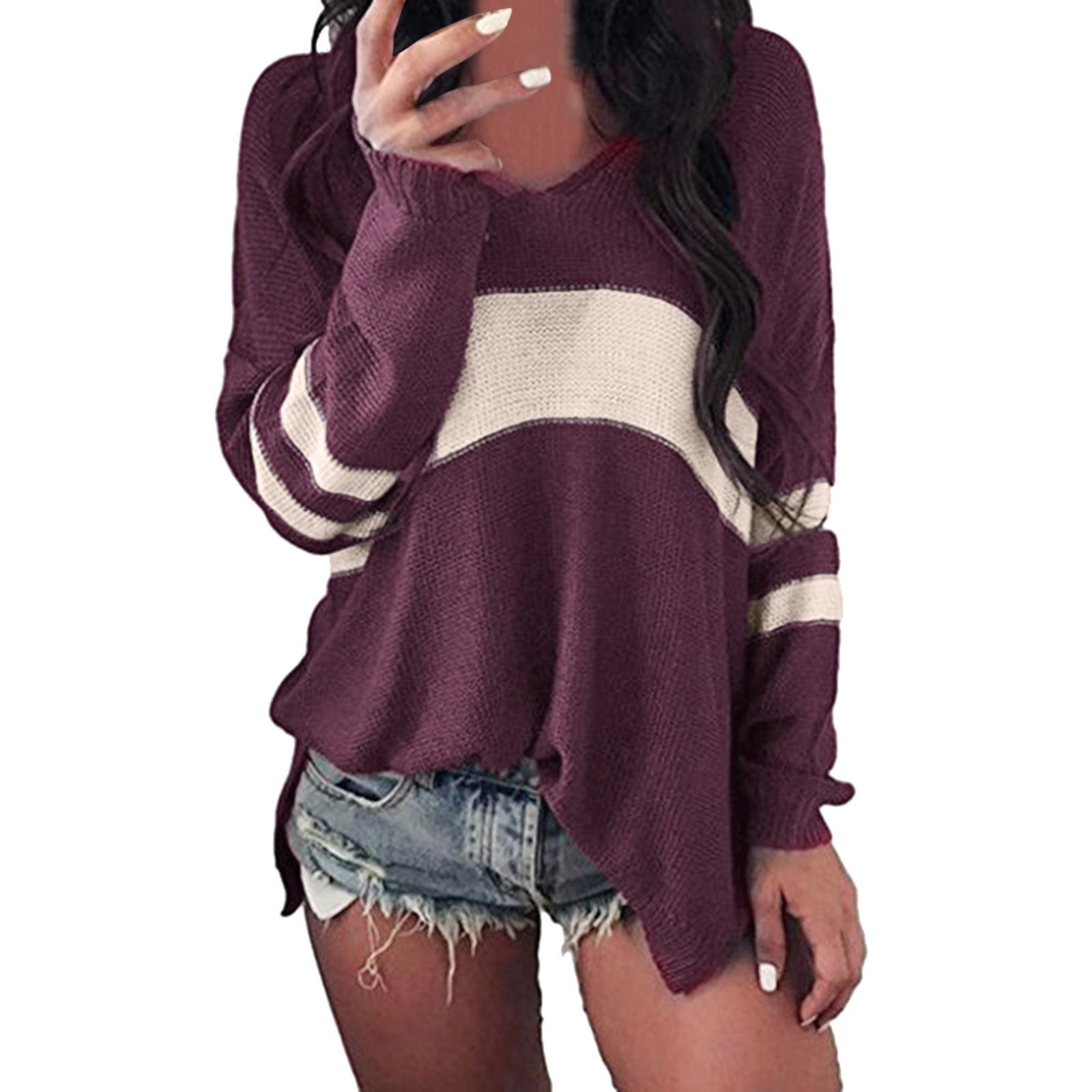 SZXZYGS Womens Sweaters Fall 2023 Cardigan Dressy Women V Neck Long