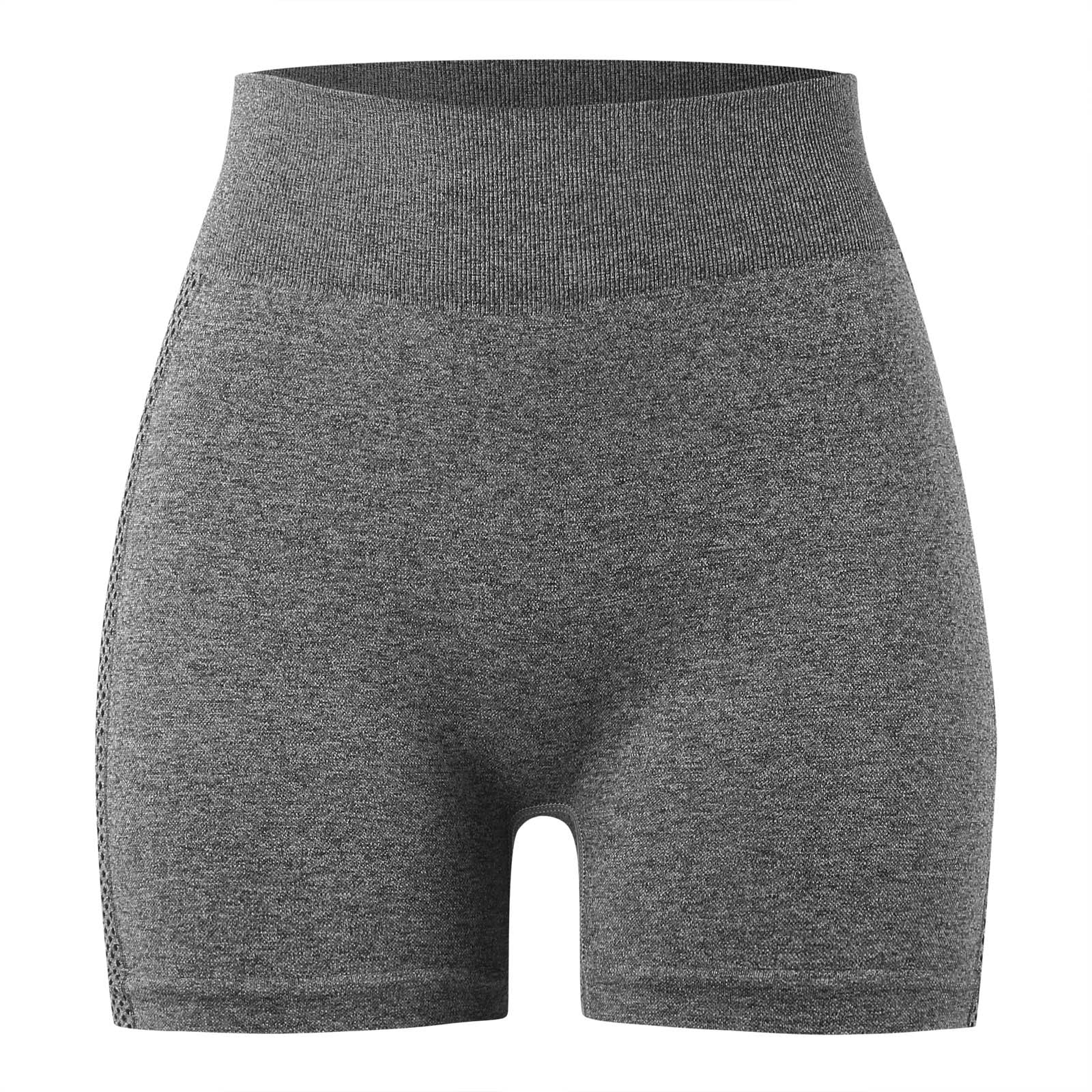 SZXZYGS Yoga Pants Womens Plus Size Women Fashion Solid Pant Leggings Pants Slim Shorts High