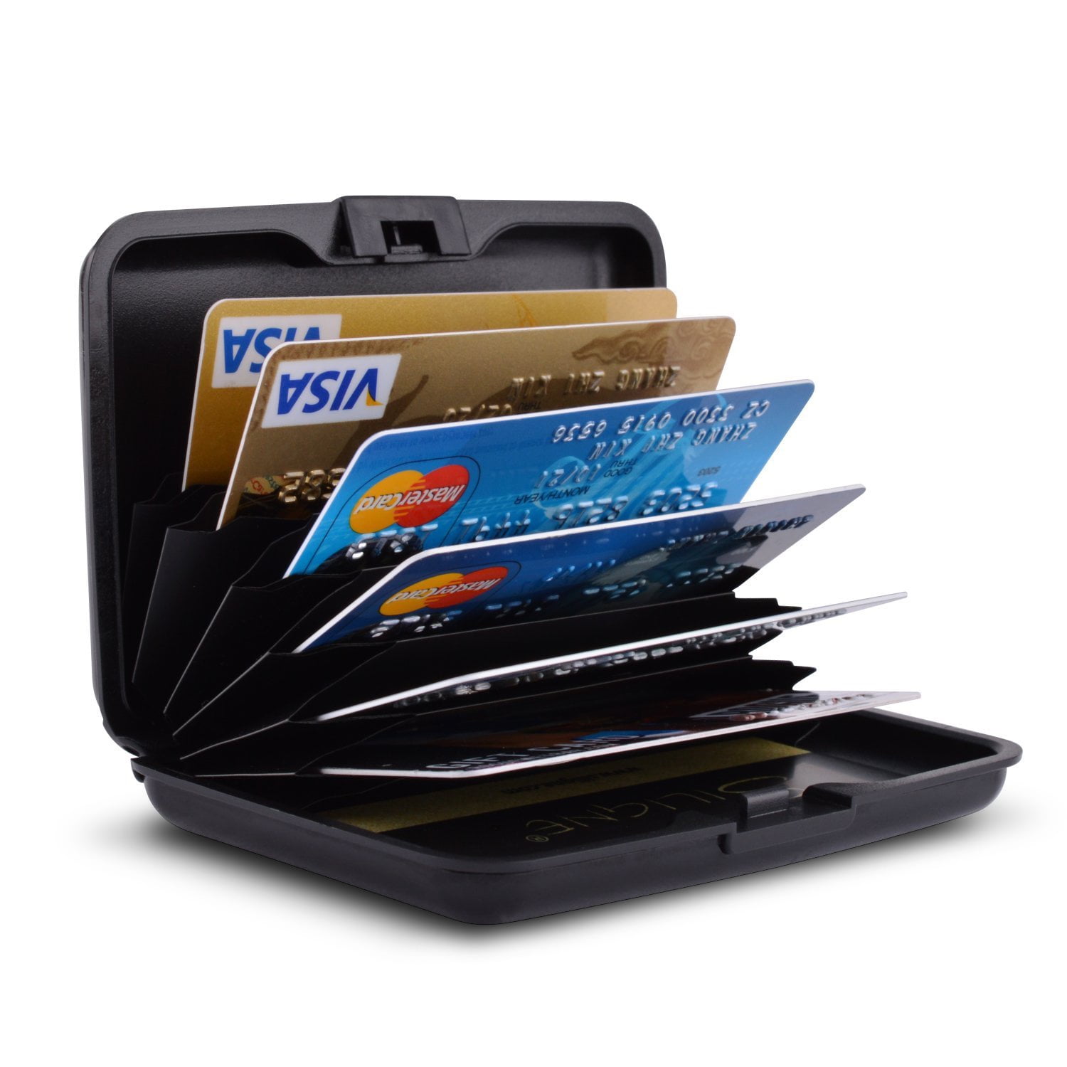 SZYJ Credit Card Holder, Credit Card Holder Metal Wallet for Women