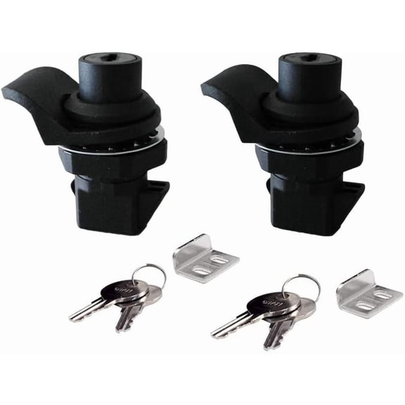 SZYNLIF Push Button Latch Locks Key Alike for Marine Boat Tool Box, Glovebox Electronic Box,Replace 2pcs