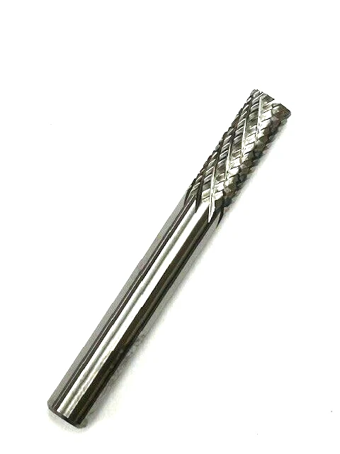Sworker 1Pc 1/4 Carbide Burr Set 1/4" Shank Head Dia 1/2" Dome-End