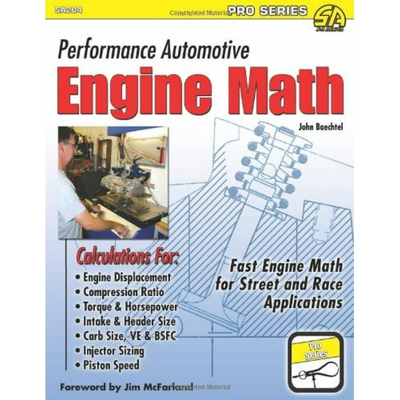 Pre-Owned Sa Design-Pro Performance Automotive Engine Math, (Paperback)