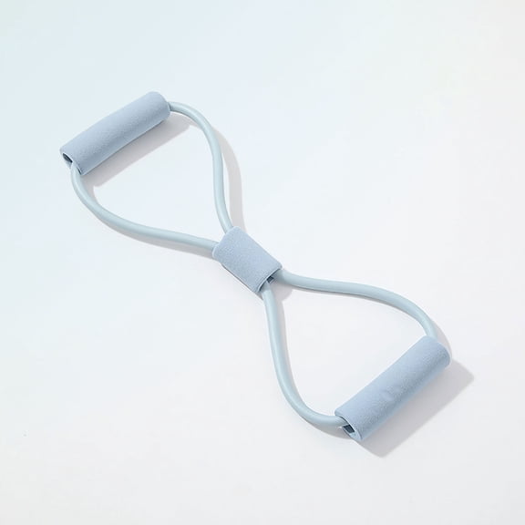 SaKaguro Figure 8 Resistance Band TPE Material Used for Male and Female Yoga Training Blue