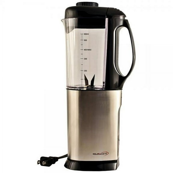 Saachi Coffee Grinder, Blender, Stainless Steel, Electric, Versatile, 1/2 Liter, White