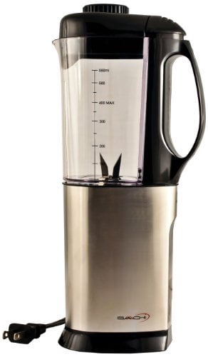Saachi Coffee Grinder, Blender, Stainless Steel, Electric, Versatile, 1/2 Liter, White