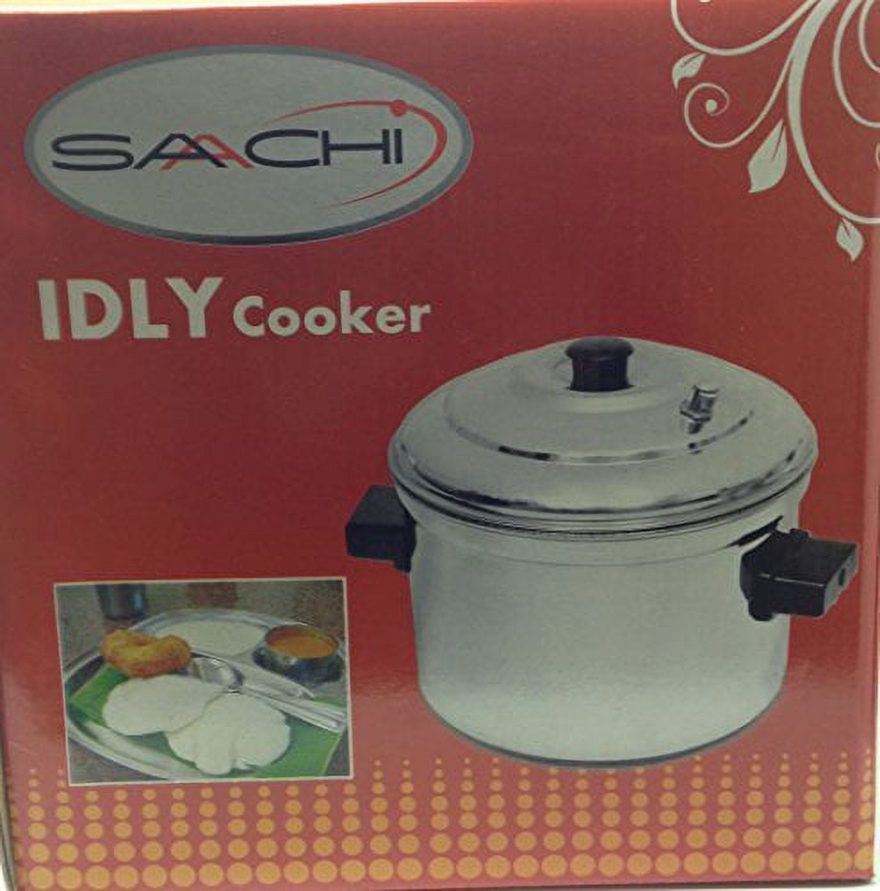 Saachi Stainless Steel Idly Maker Cooker Steamer with 6 Tier Idli Stand
