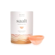 Saalt Menstrual Disc Size Small - Soft, Flexible, Reusable Medical-Grade Silicone - Wear 12 Hours - Removal Notch - Made in USA