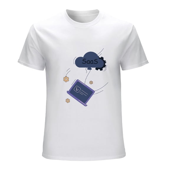Saas Men’s Graphic T-shirt Vintage Short Sleeve Sport Tee White-11 M