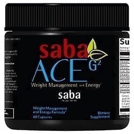 Saba ACE G2 Weight Management Dietary Supplement, 60 Capsules