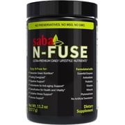 Saba N-Fuse-Supper Foods-Phytonutrients, Super Fruits, Pre & Probiotics, Enzymes, Adaptogens, Antioxidants-Eliminate Toxins, Gas. Provides Digestive Support, Boost, Immune System & Energy-30 Servings