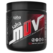 Saba for Life MUV Energy, Nootropics & Brain Health Supplement, 60 Count