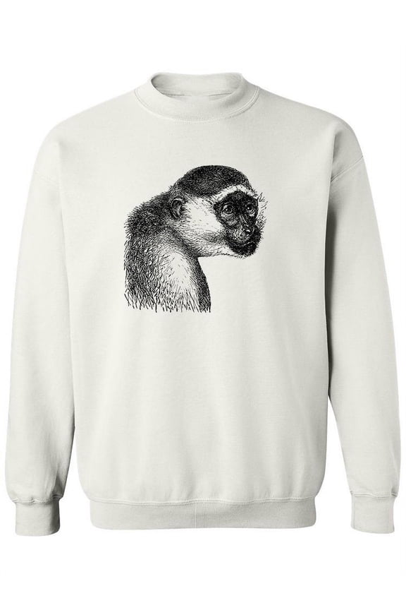 Sabaeus Monkey Sweatshirt Women -Image by Shutterstock, Female XX-Large