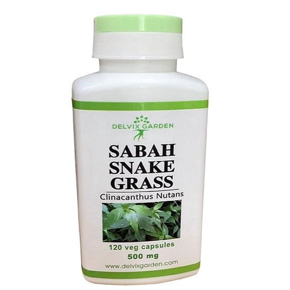 Sabah Snake Grass Extract 120 Capsules for Immune, Heart & General Health Support