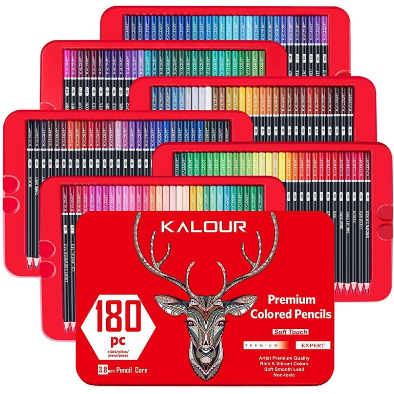  KALOUR 180 Colored Pencil Set for Adults Artists kids