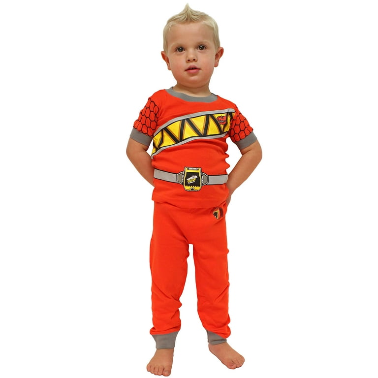 Sabans Power Rangers Dino Charge Boys Costume Pajama Set 5T Red