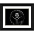 thumbnail image 1 of Sabat, Marc 24x18 Black Ornate Wood Framed with Double Matting Museum Art Print Titled - Kiss Me, 1 of 4