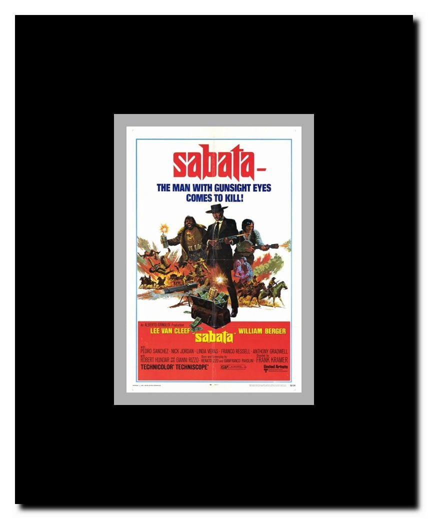 Sabata Framed Movie Poster