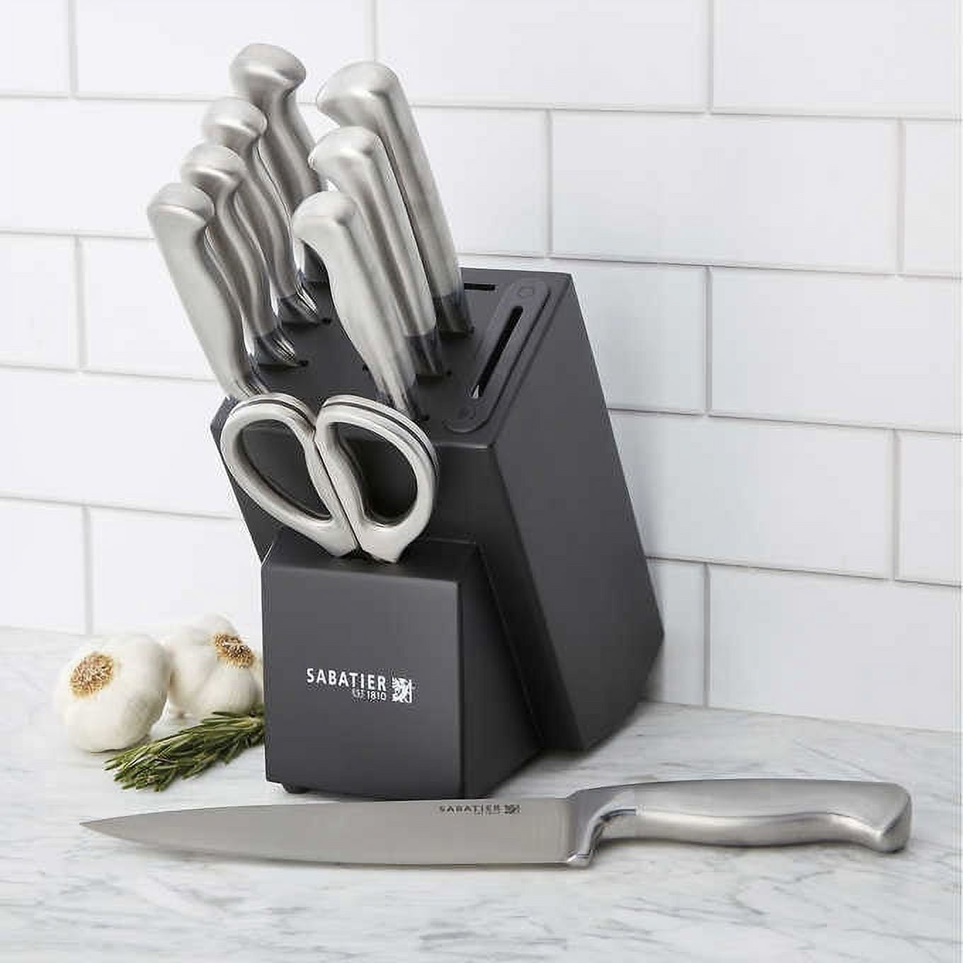 Sabatier 10 Piece Edgekeeper Stainless German Steel Cutlery Set