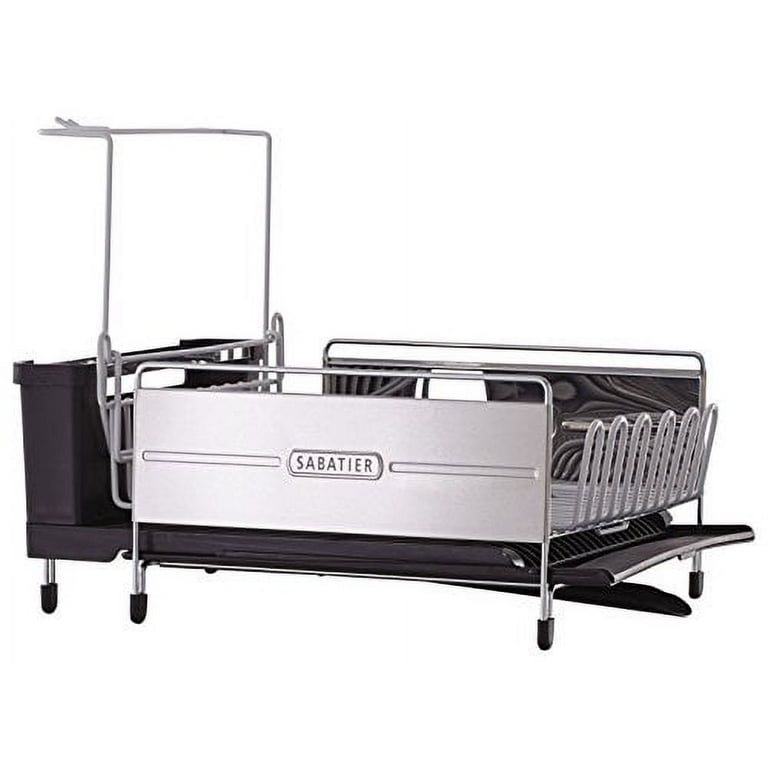 SABATIER 拡張可能な食器スタンド Sabatier Expandable Stainless Steel Dish Rack with Rust