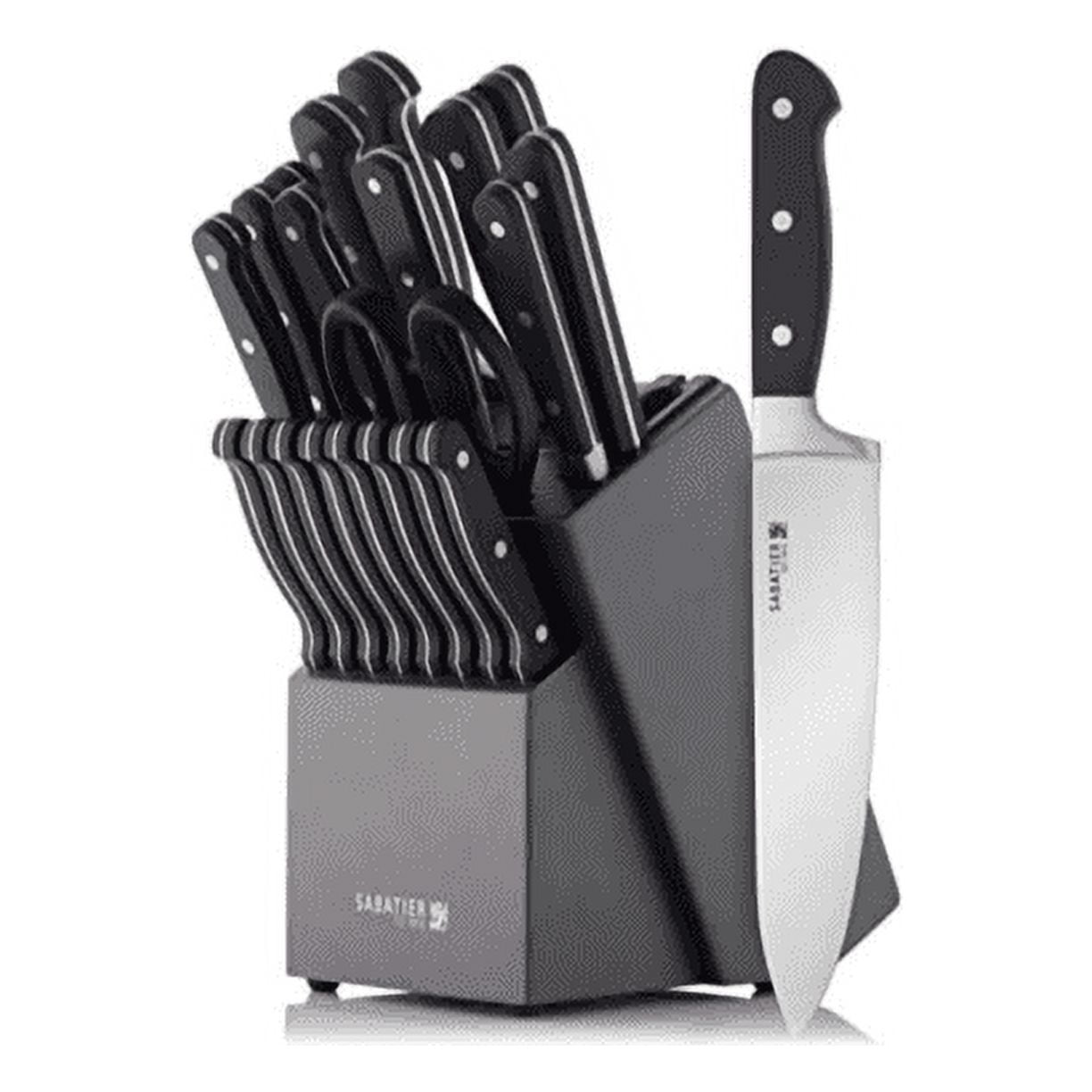 Lion Sabatier Fully-Forged 5 Piece Knife Set With Block