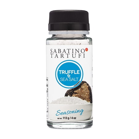 Sabatino Tartufi Truffle Salt Seasoning Shaker,All Natural Gourmet Truffle Salt, Sicilian Sea Salt,Kosher, Non-Gmo Project Certified, 4 Oz