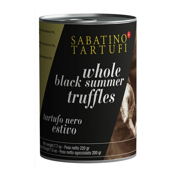 Sabatino Whole Black Summer Truffles, 7.7 oz, 1 Can