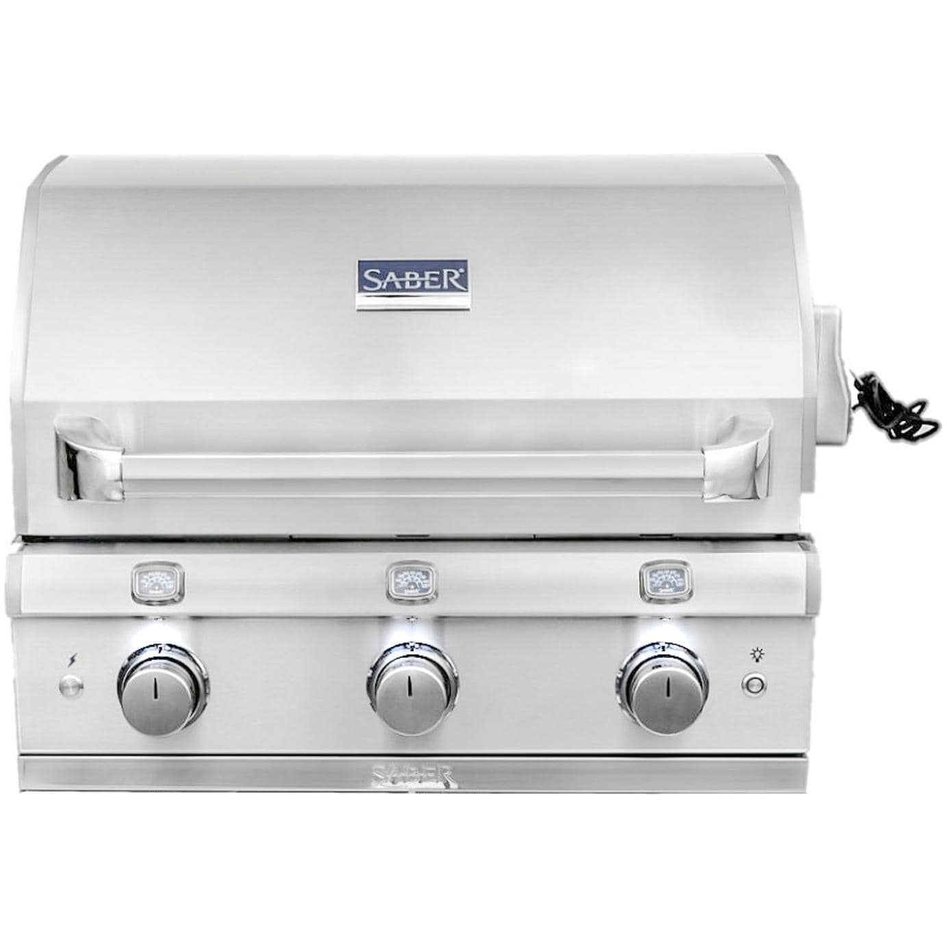 Saber Elite 1500 32-Inch 3-Burner Built-In Infrared Natural Gas Grill - R50SB1517