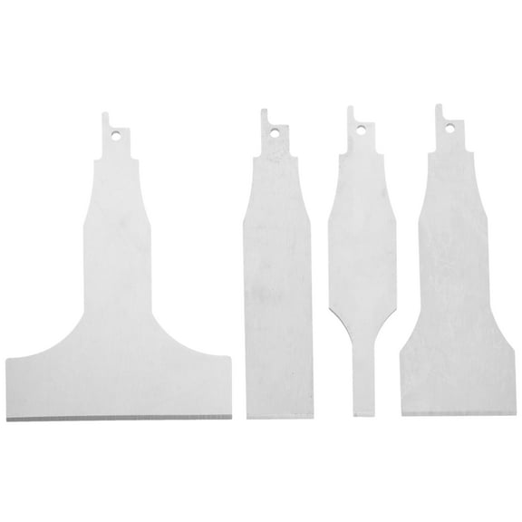 Saber Saw Reciprocating Blade Scraper Stainless Steel Cleaning Tools Degumming Metal 4 Pcs