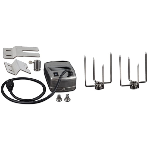 Saber Stainless Steel Rotisserie Kit With Case - A00AA1018