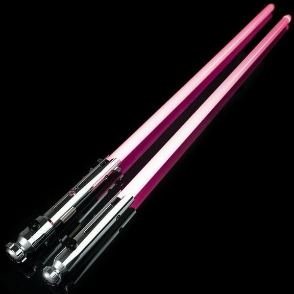Saber X's Custom Dual Lightsabers Set - Metal Hilt, Flash on Clash, Smooth Swing - Snips Saber Set - Proffie - 72 cm & 72 cm
