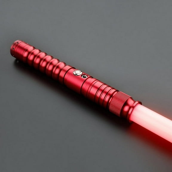 Saber X's Duel-Ready Custom Lightsaber - Metal Hilt, Flash on Clash, Smooth Swing - Fenyx Saber, Xenopixel Red 92 cm