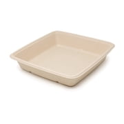 Sabert TerraPac 48 oz. Deep Square, Pulp Fiber Food Container, Eco-Friendly Composatable | 300/Case