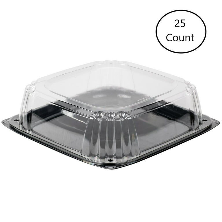 Cabilock 1pc Multi-Function Grid Bandejas para Comida Square Tray Fruit  Trays Kids Cutlery Tempered Glass Plate Glass Clear Plate Dumpling Plate  Home