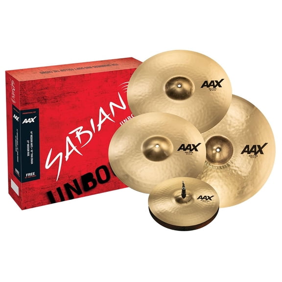 Sabian AAX Promotional Set w/ Free 18" Thin Crash