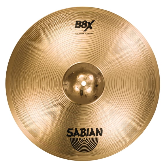 Sabian B8X 18 Inch Thin Crash Cymbal