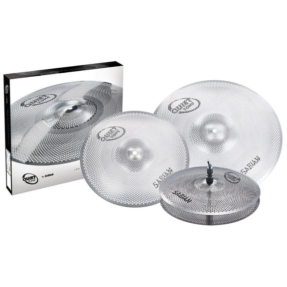 Sabian Quiet Tone Practice Cymbal Set - 13"/14"/18"