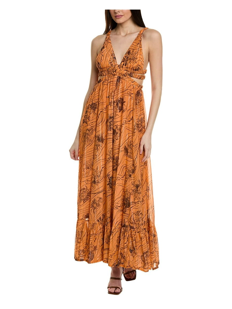 white christmas dresses Sabina Musayev Sue Dress in Peach main image 0