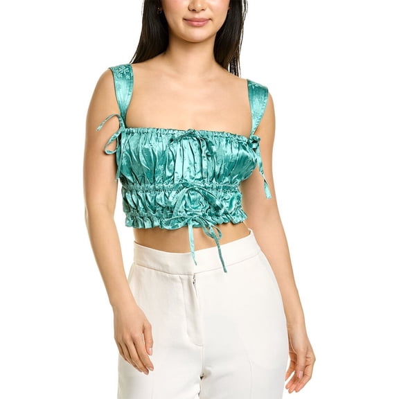 Sabina Musayev womens  Irma Top, s, Green