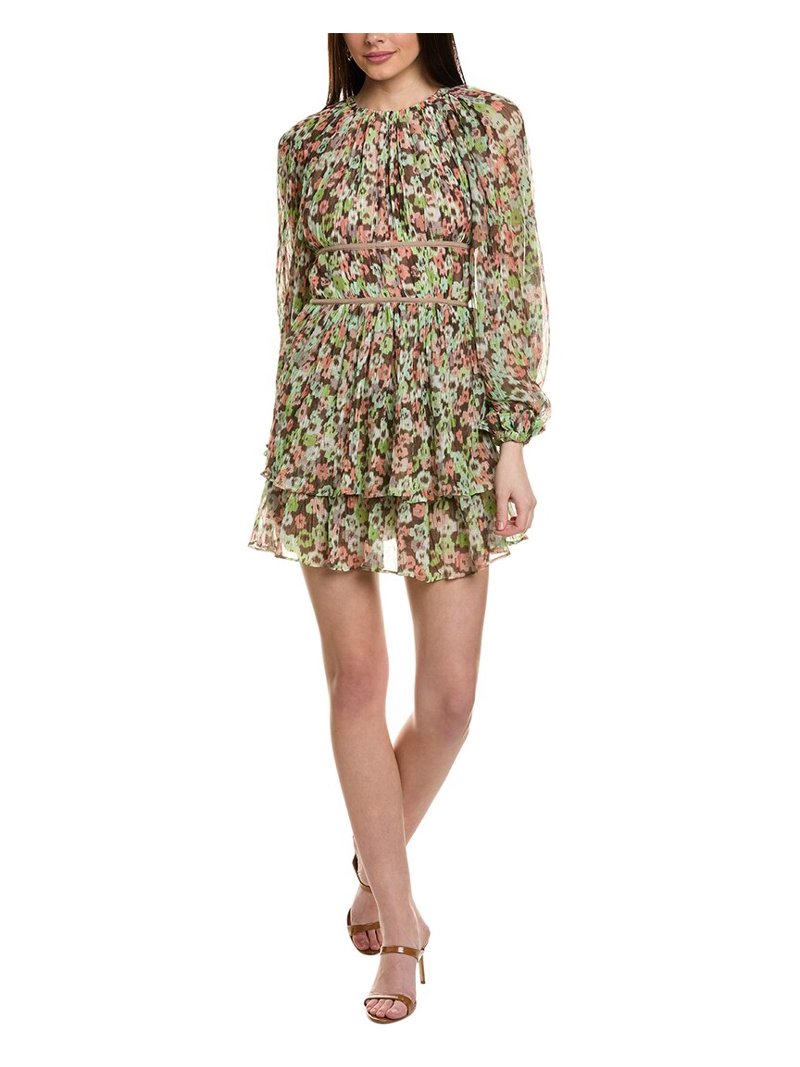 long white flowy dress Arden White High-Neck Split Maxi Dress With Lace Sleeves – Club L London