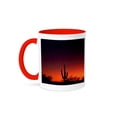 thumbnail image 1 of 3dRose, Sabino Canyon, 15oz Two-Tone Red Mug, 1 of 7