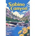 thumbnail image 1 of Sabino Canyon, Arizona, Explorer Series (24x36 Giclee Gallery Art Print, Vivid Textured Wall Decor), 1 of 3