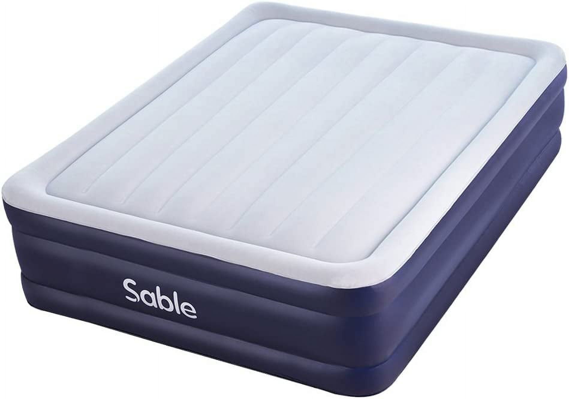 Sable Air Mattress Twin Size XL, Raised Blow up Inflatable Air Bed with