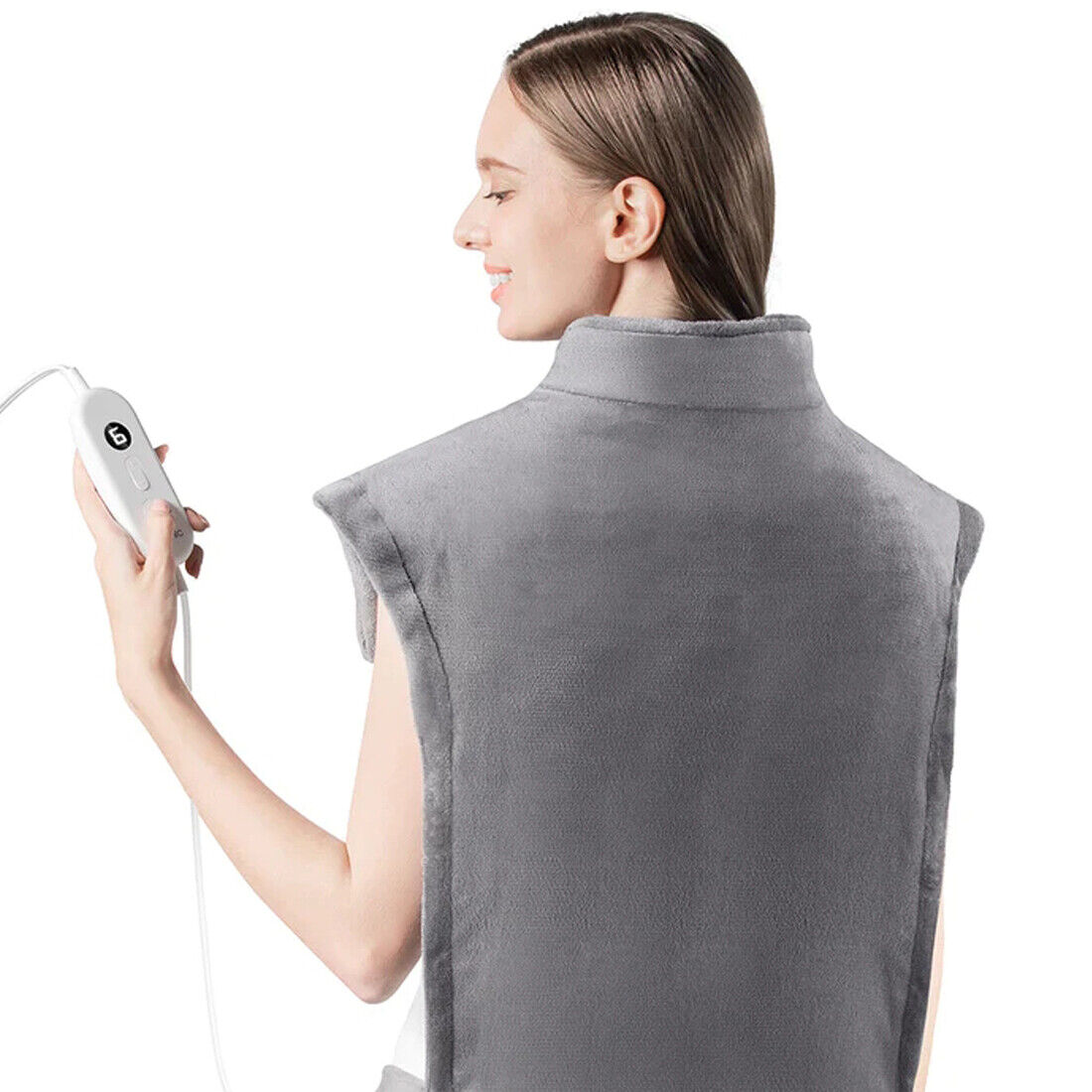 Sable Electric Heated Pad 27in x 35in Fast Heating Pad for Back Pain