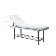 Sable Massage Table Spa Bed Beauty Bed for Massage, Waxing, Threading, Facials, Tattoo Professional Equipment, Capacity 330 Lbs, White