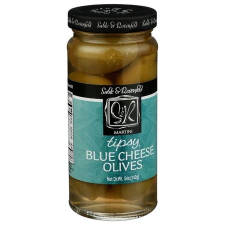 Sable & Rosenfeld Tipsy Blue Cheese Olives, 5 Ounce Jar
